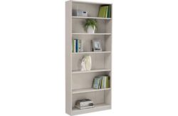 HOME Maine Tall Wide Bookcase - Putty.